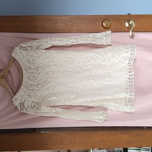 Lace mini dress